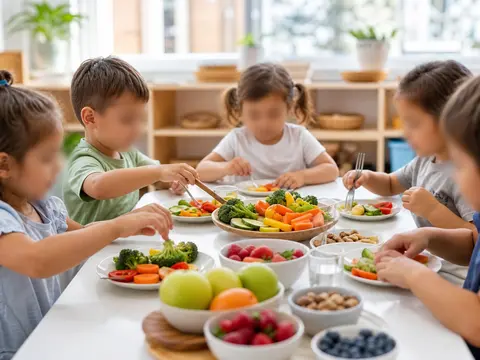 Anaokulunda sağlıklı beslenme sofra etkinliği