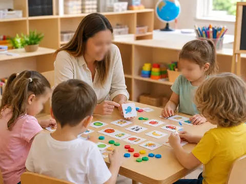 Anaokulunda oyun temelli İngilizce etkinliği